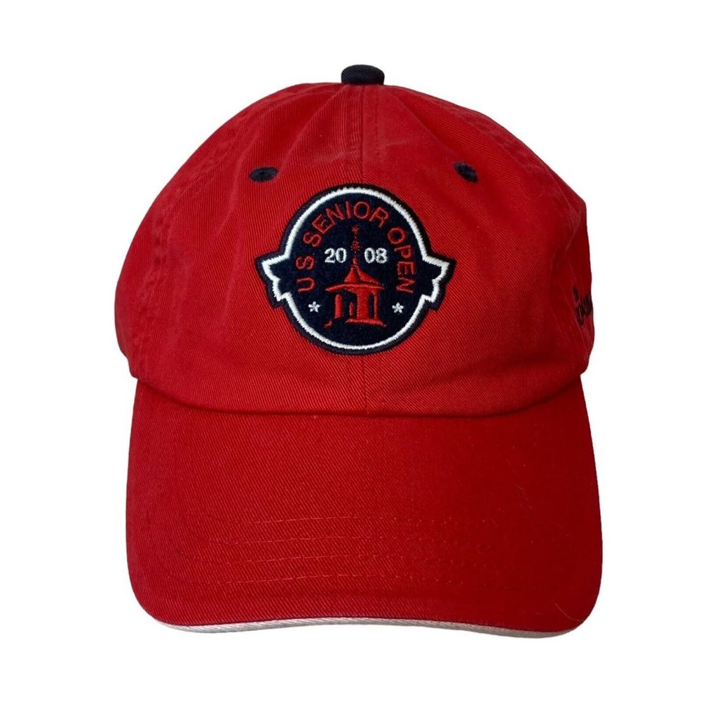 US Senior Open The Broadmoor‎ Red Imperial Hat Golf Cap One Size